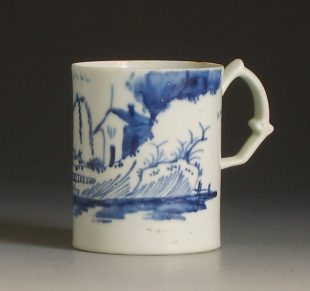 Longton Hall porcelain coffee can