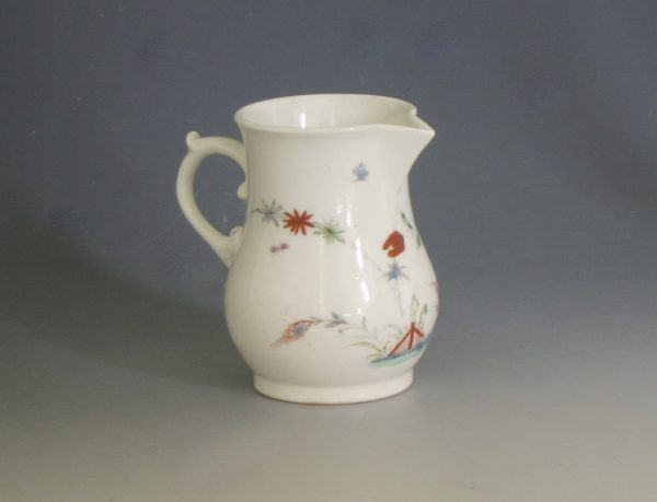 An early Worcester sparrow beak cream jug