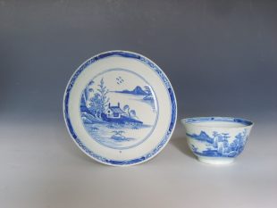 Vauxhall tea bowl and saucer