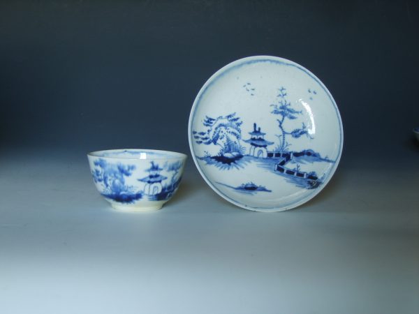 Longton Hall porcelain tea bowl and saucer