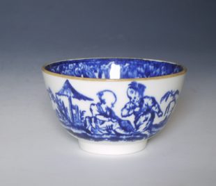 New Hall porcelain tea bowl